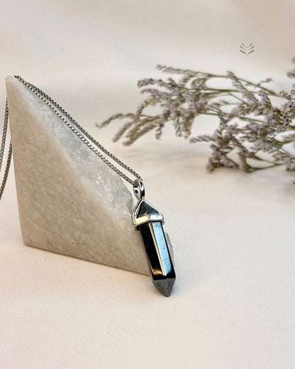 Hematite - Double Terminated Pendant For Physical Healing 