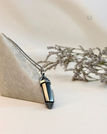 Hematite - Double Terminated Pendant For Physical Healing 