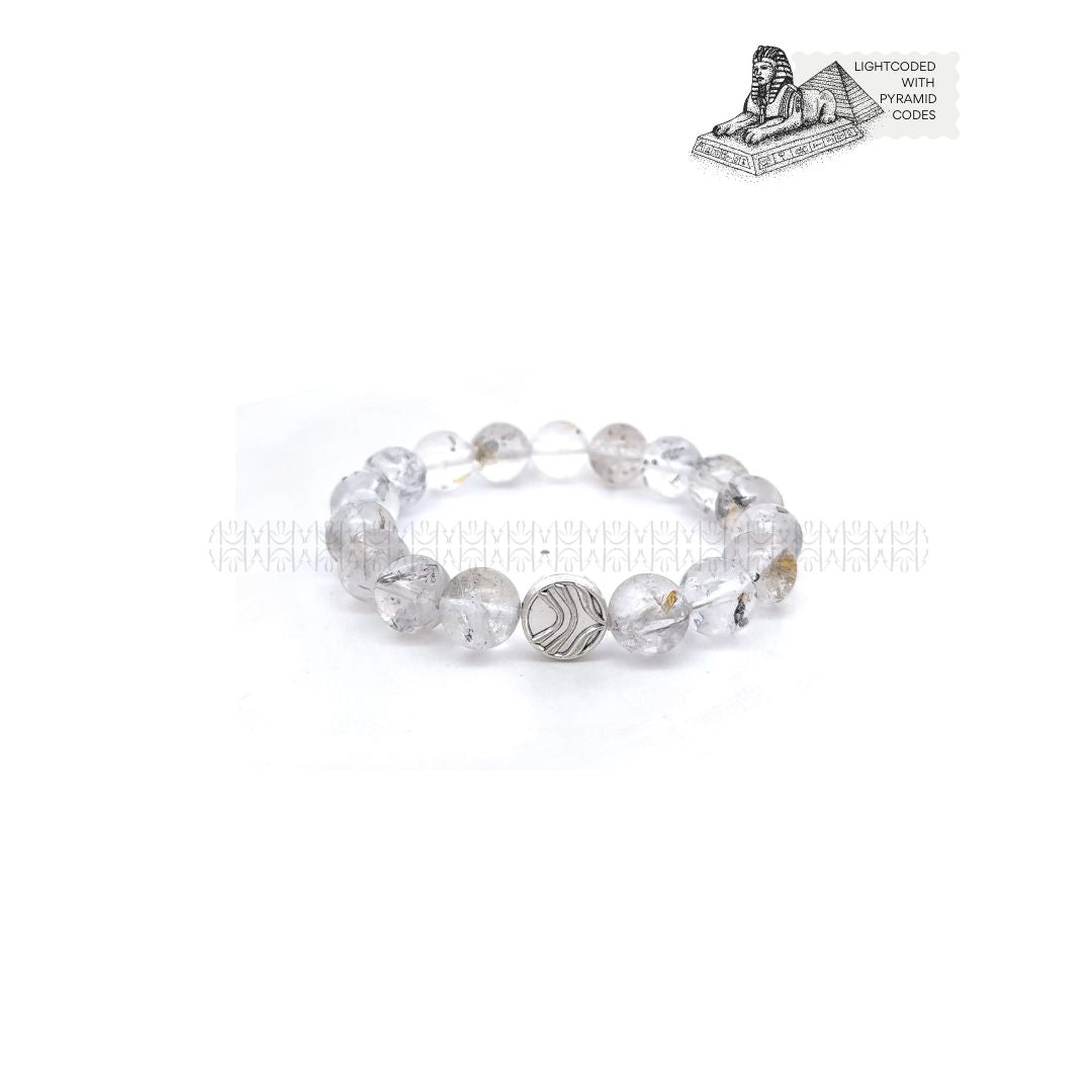 Temple Frequency Herkimer Diamond Bracelet 