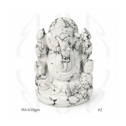 Howlite Ganesha
