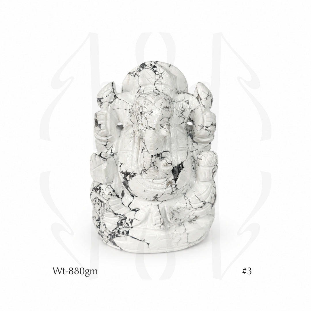 Howlite Ganesha