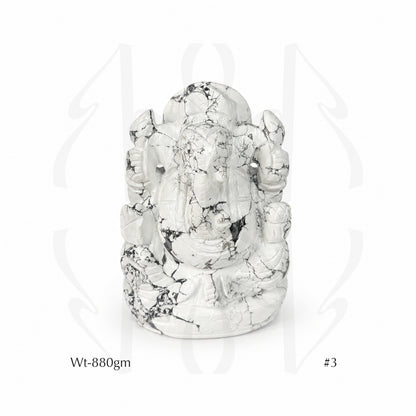 Howlite Ganesha