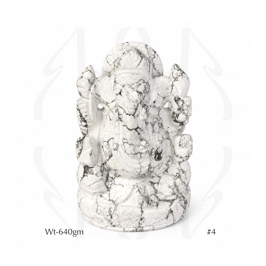 Howlite Ganesha