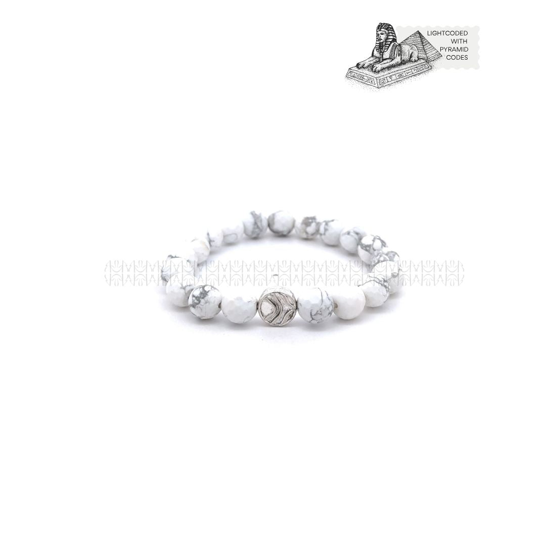 Anti-Anger Howlite Bracelet 