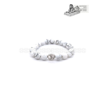Anti-Anger Howlite Bracelet 