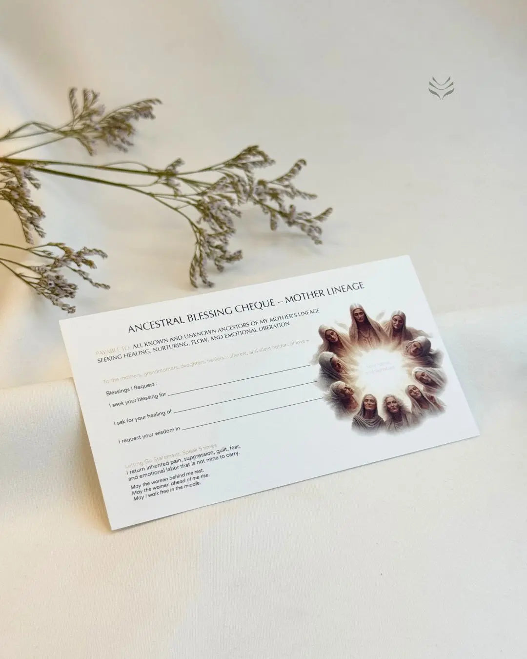 'I Honour My Ancestor' Cheque 