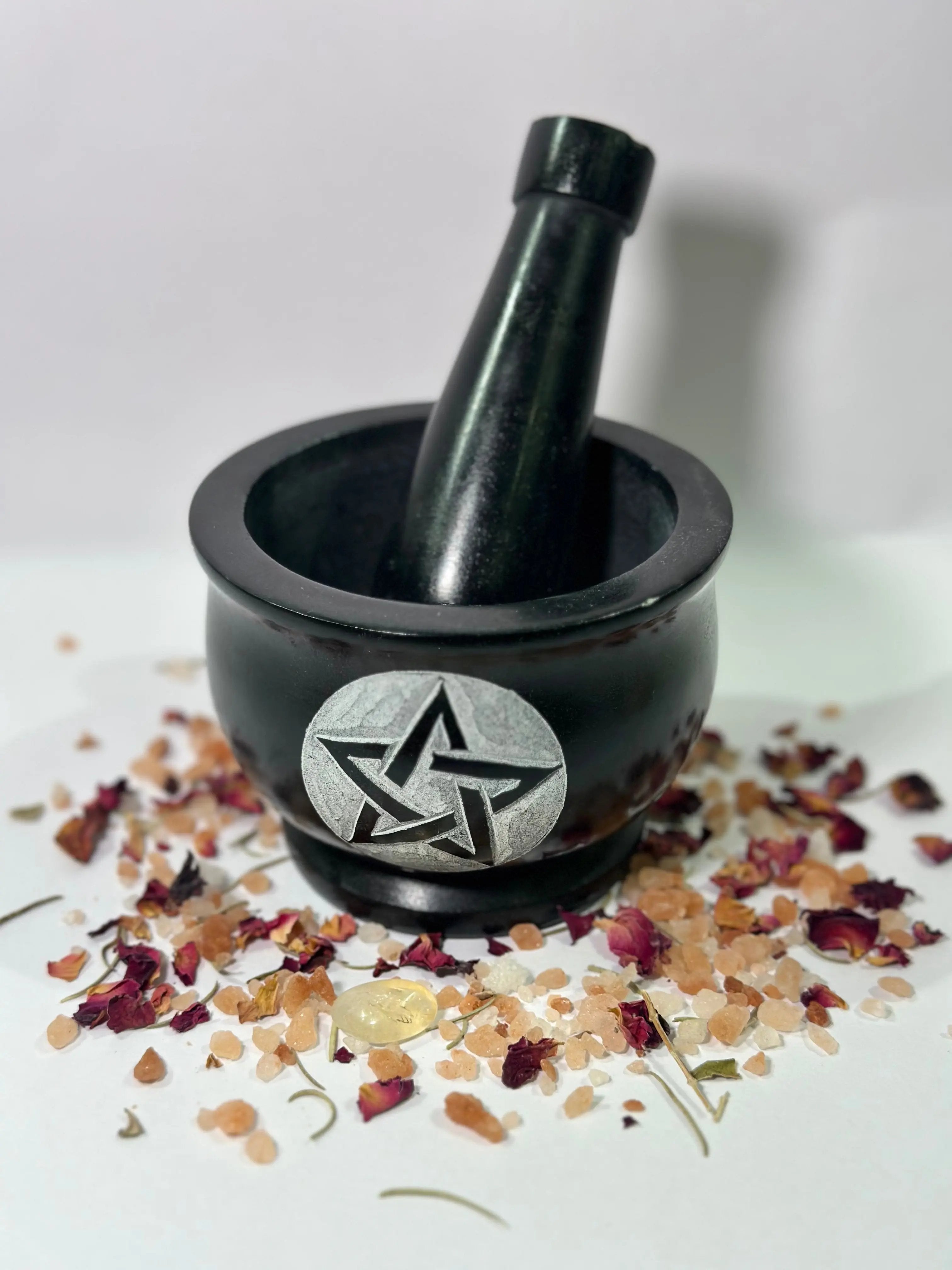 Soapstone Mortar With Pestle
