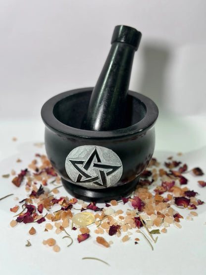Soapstone Mortar With Pestle