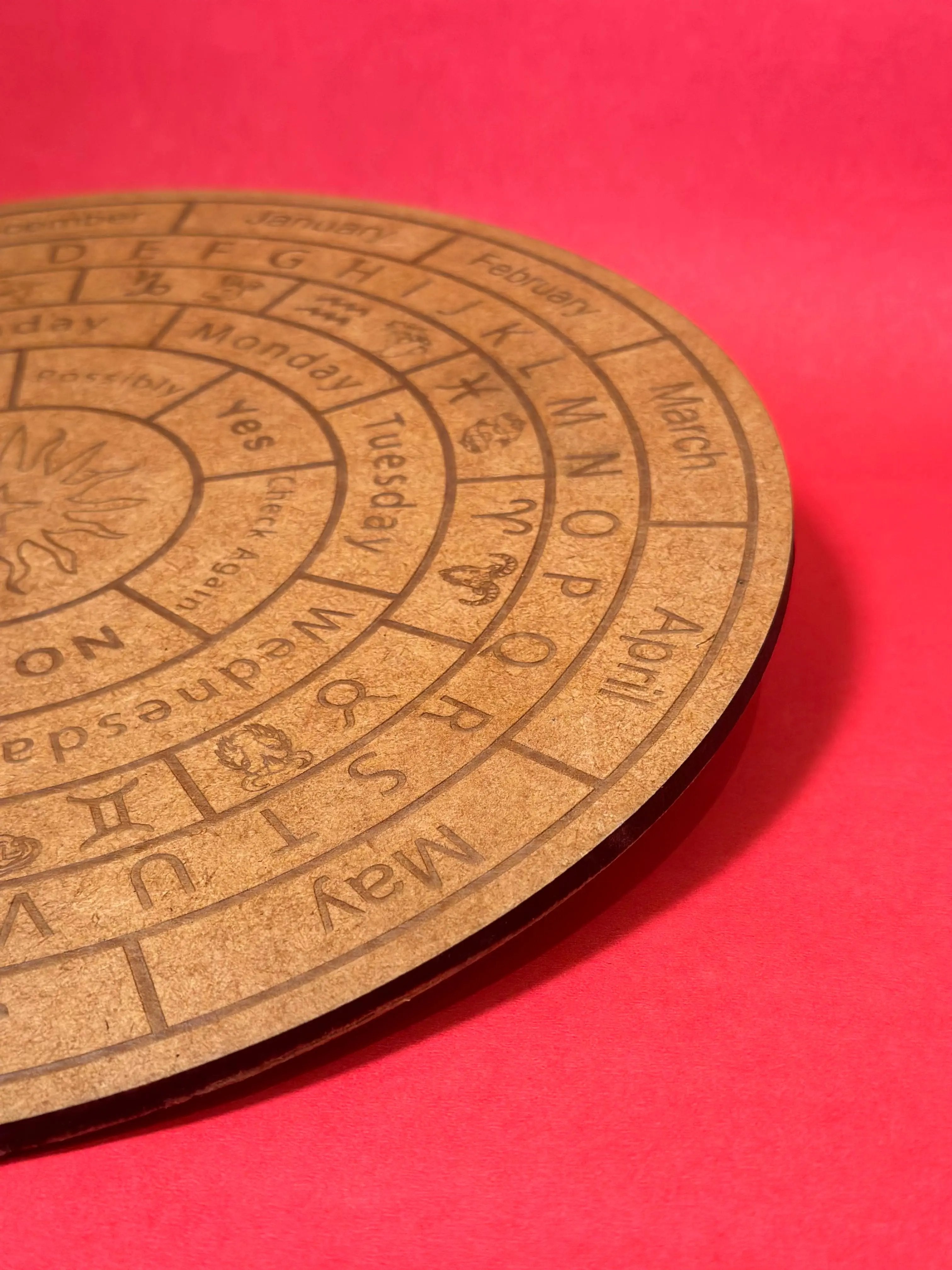 Wooden Grid - Zodiac