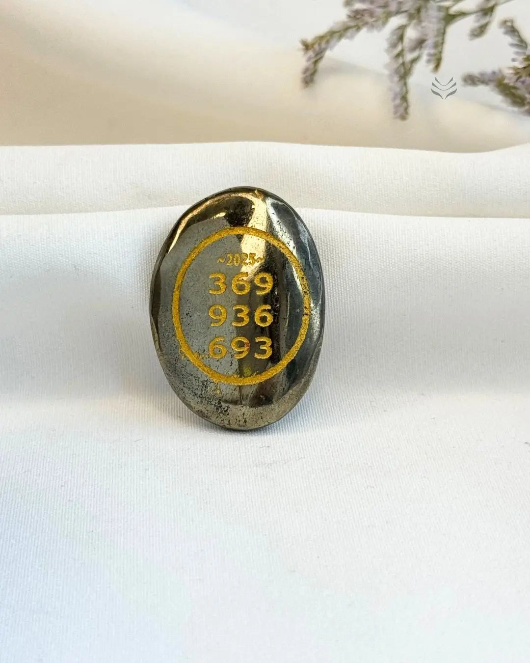 Iron Pyrite Zibu Coin  Crystal Coin
