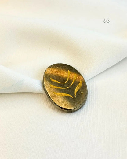 Iron Pyrite Zibu Coin  Crystal Coin