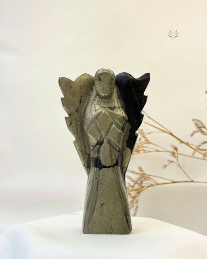 Light-Coded Iron Pyrite Angel 