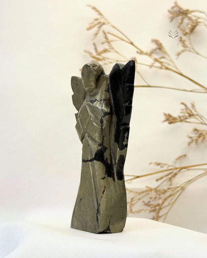 Light-Coded Iron Pyrite Angel 