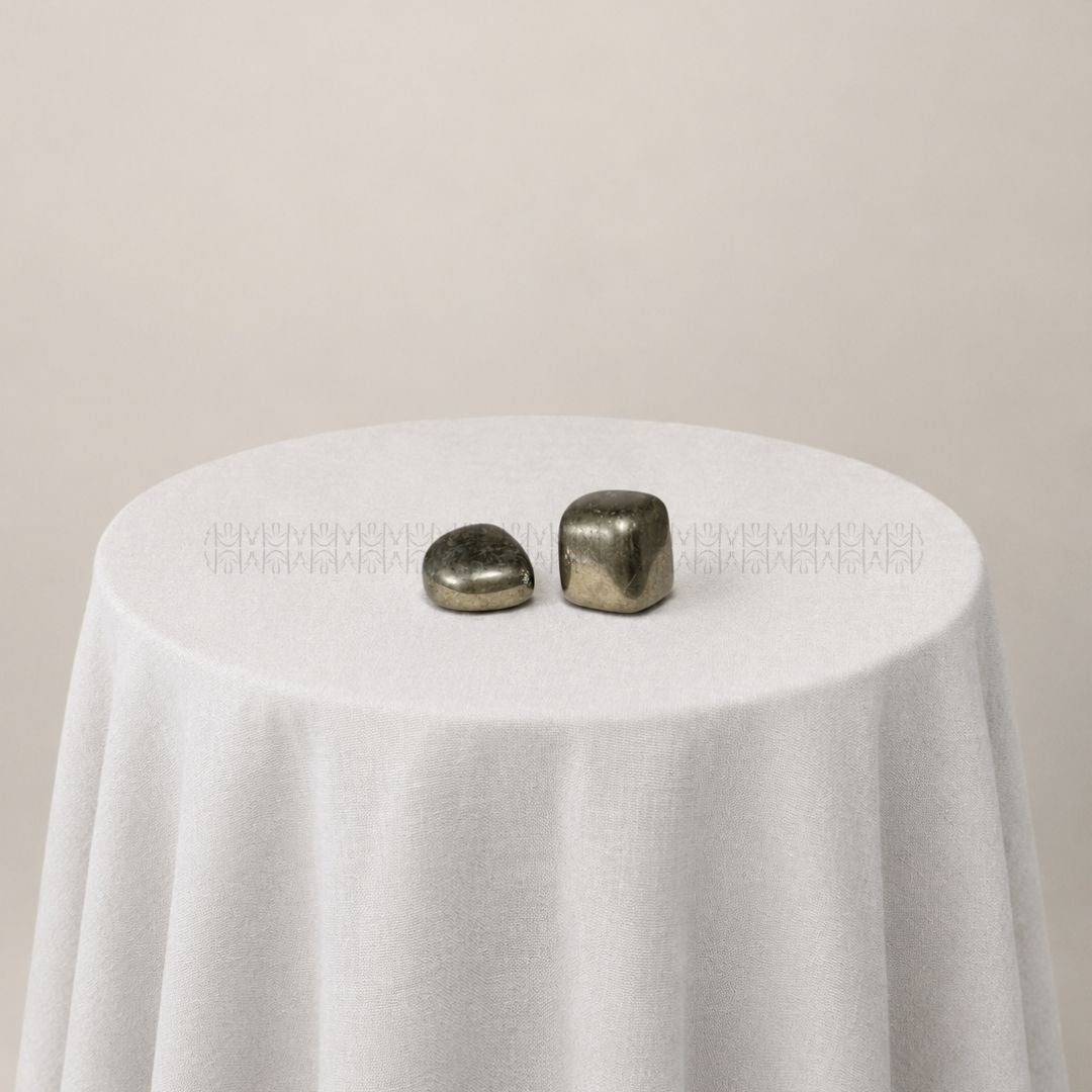 Iron Pyrite Tumbles  Crystal Tumbles