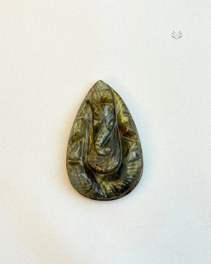 Labradorite Ganesha Pocket Stone 