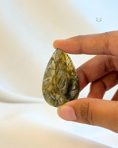 Labradorite Ganesha Pocket Stone 