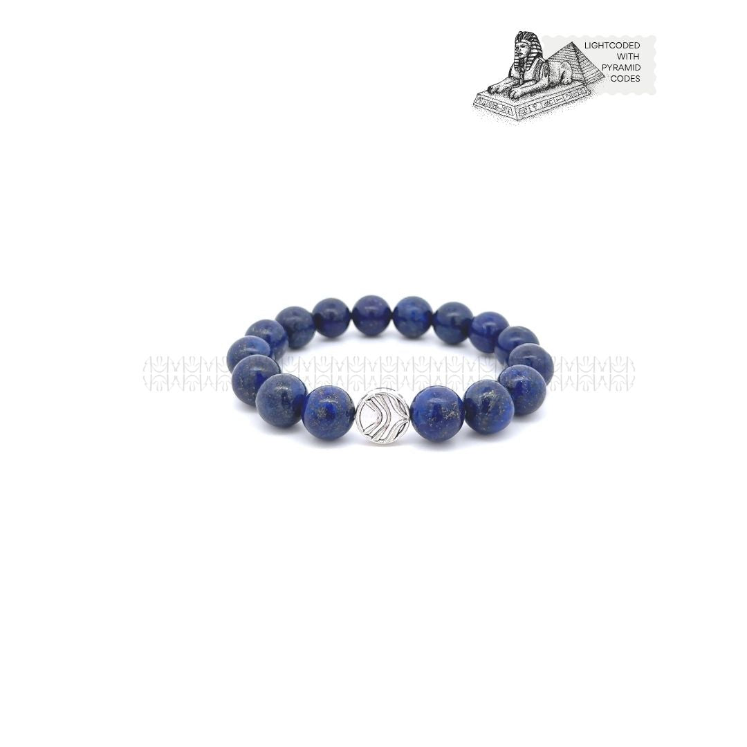 Egyptian Wisdom Lapis Lazuli Bracelet 