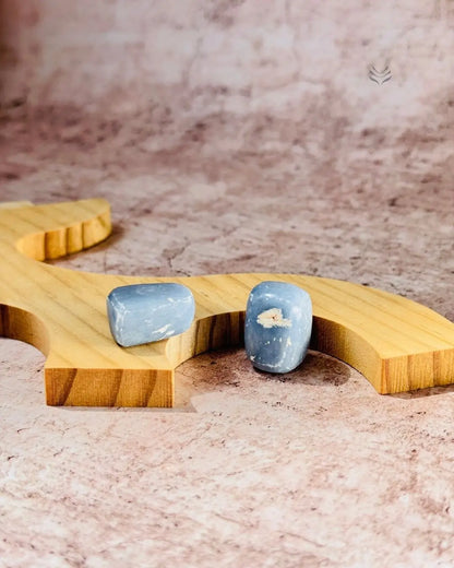 Light-Coded Angelite Tumbles 