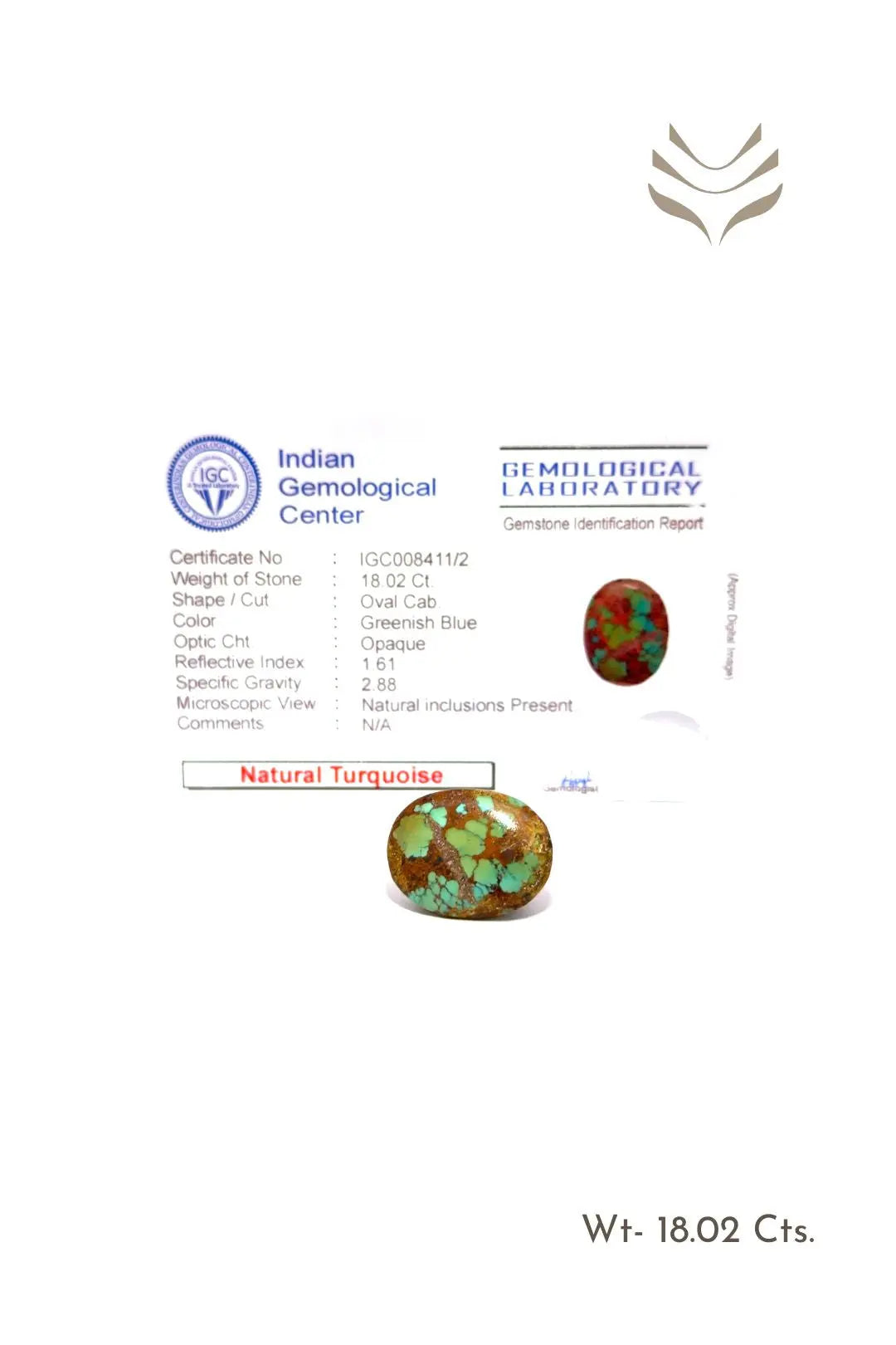 Light-Coded Elite Turquoise - 18.02 Ct 