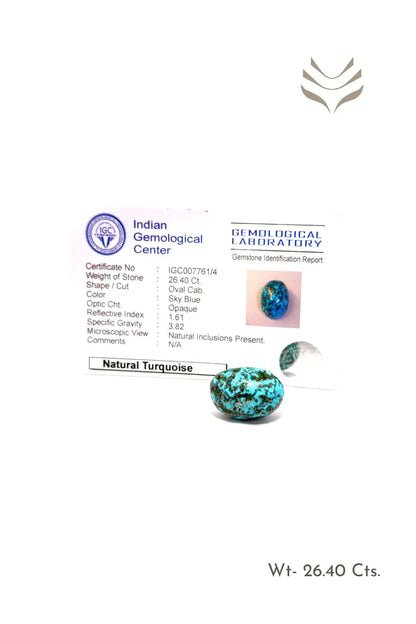Light-Coded Elite Turquoise - 26.4 Ct 
