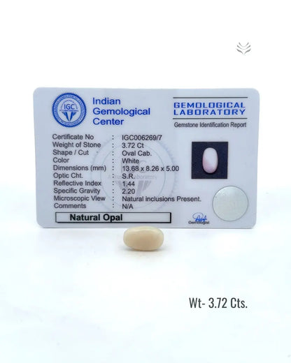 Light-Coded Ethiopia Opal - 3.72 Ct 