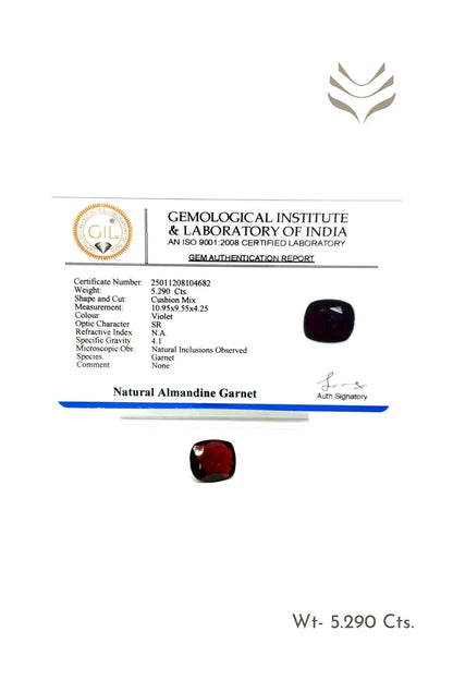 Light-Coded Garnet - 5.29 Ct 