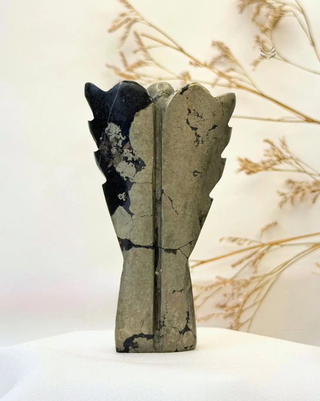 Light-Coded Iron Pyrite Angel 