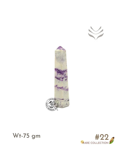 Light-Coded Kammererite Point -Illusion of ocean #22 