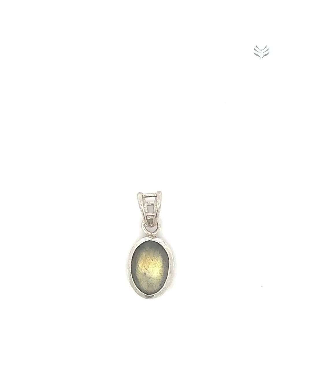 Light-Coded Labradorite Silver Pendant 