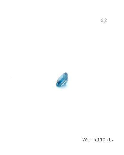 Light-Coded London Blue Topaz - 5.110 Ct 