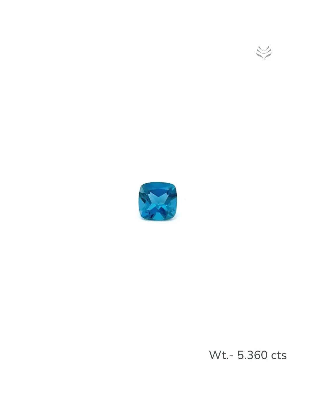Light-Coded London Blue Topaz - 5.360 Ct 
