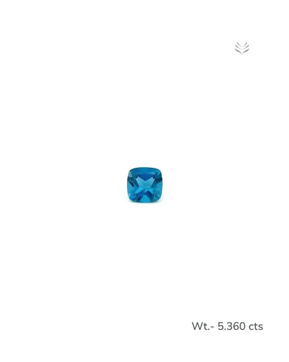 Light-Coded London Blue Topaz - 5.360 Ct 
