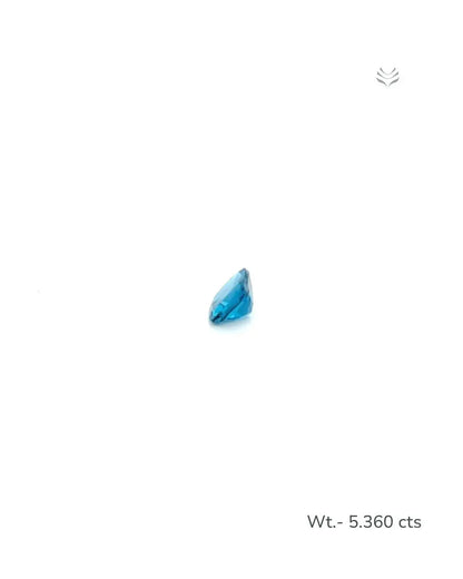 Light-Coded London Blue Topaz - 5.360 Ct 