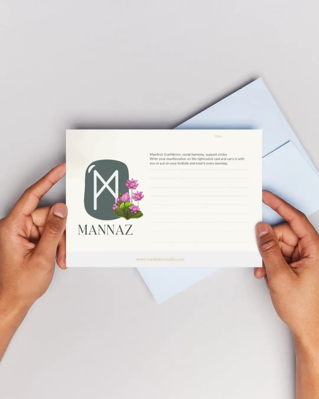Light-Coded Mannaz- For Dreams of your Past Life (Rune Manifestation Cards) 