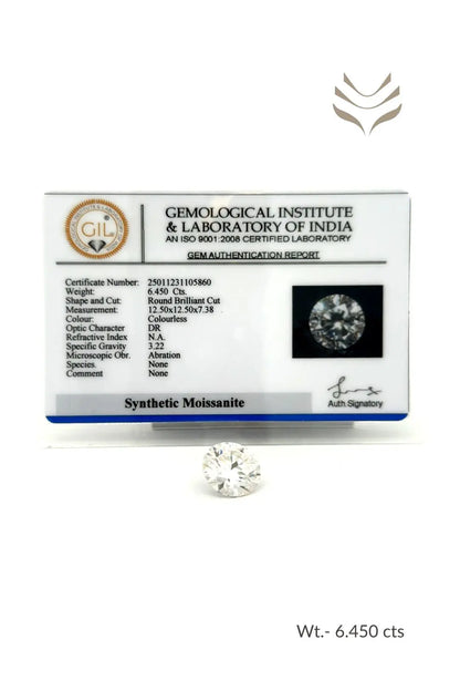 Light-Coded Moissanite - 6.45 Ct 