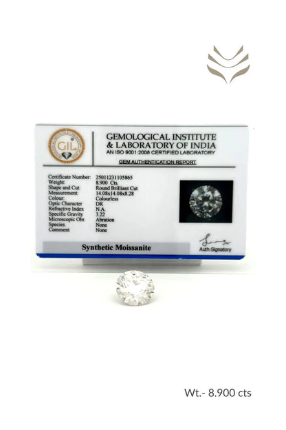 Light-Coded Moissanite - 8.90 Ct 