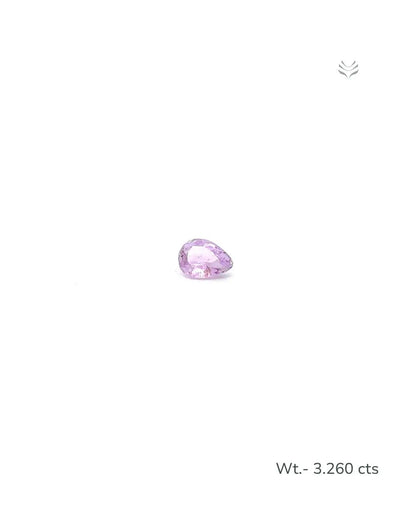 Light-Coded Natural Kunzite- 3.260 Ct 