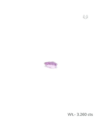 Light-Coded Natural Kunzite- 3.260 Ct 