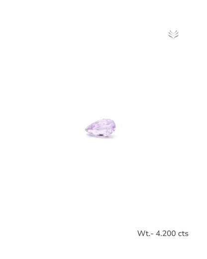 Light-Coded Natural Kunzite- 4.200 Ct 
