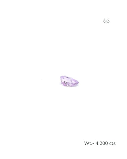 Light-Coded Natural Kunzite- 4.200 Ct 