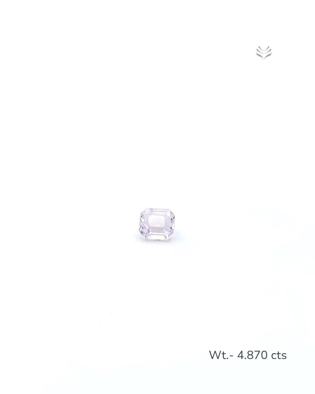 Light-Coded Natural Kunzite- 4.870 Ct 
