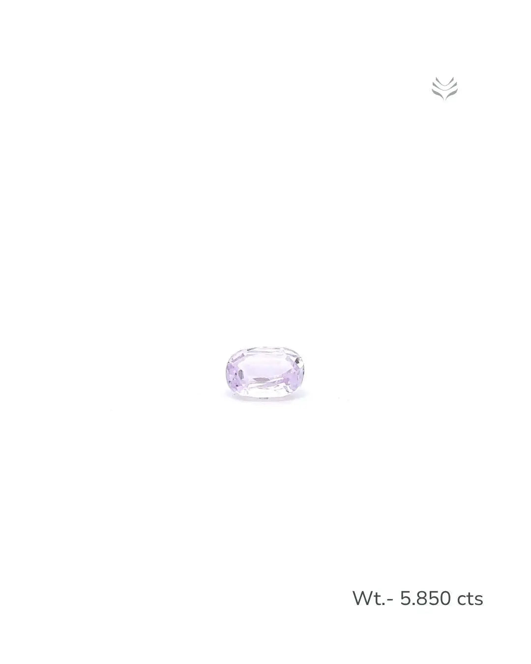 Light-Coded Natural Kunzite- 5.850 Ct 