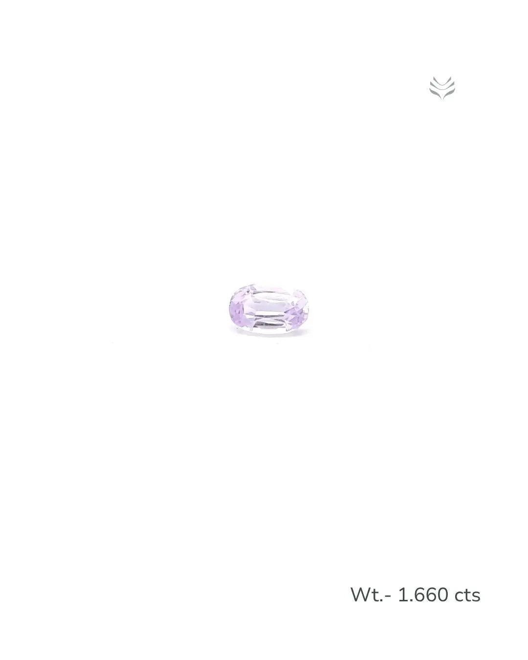 Light-Coded Natural Kunzite- 6.100 Ct 