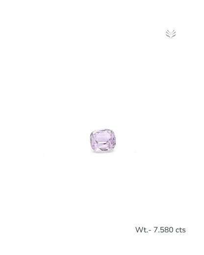 Light-Coded Natural Kunzite- 7.580 Ct 
