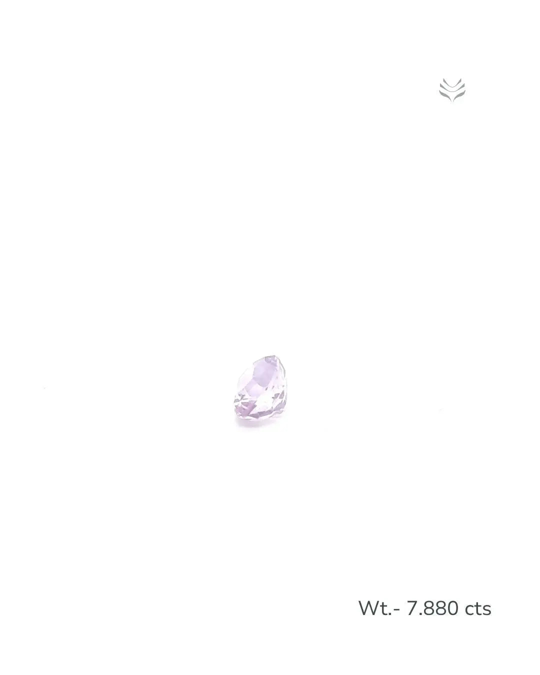 Light-Coded Natural Kunzite- 7.880 Ct 