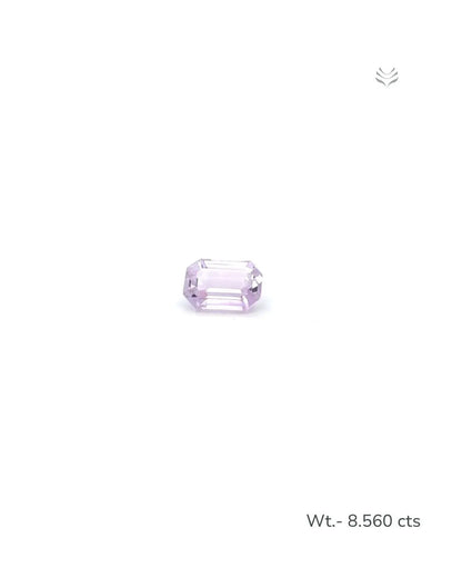 Light-Coded Natural Kunzite- 8.560 Ct 