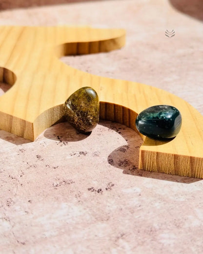 Light-Coded Ocean Jasper Tumbles 