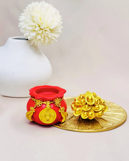 Light-Coded Overflowing Wealth Pot 