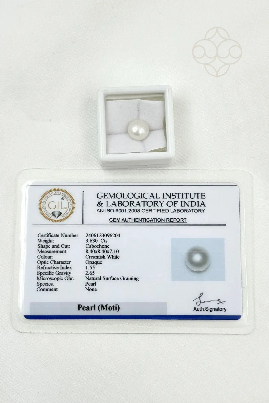 Light-Coded Pearl - 3.63 Ct 