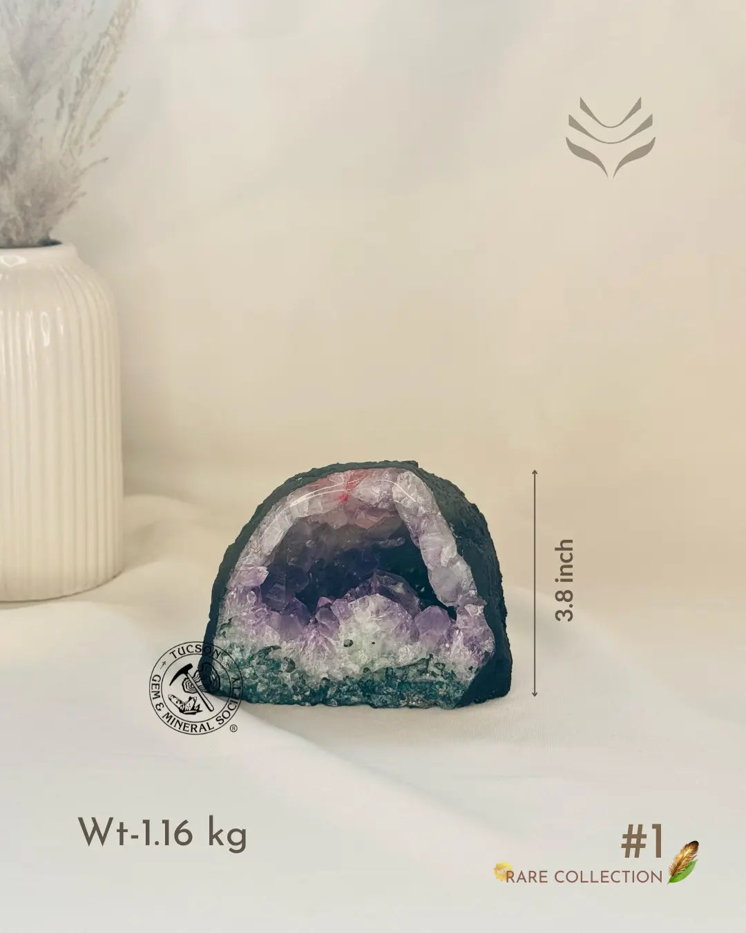 Light-Coded Positive Energy Convertor -  Amethyst Geode 